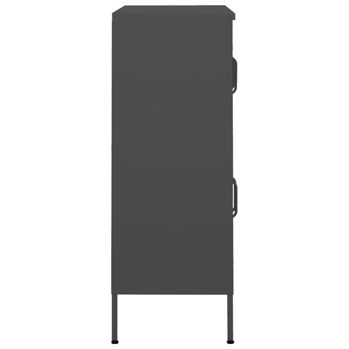 Lady Jillian -  Storage Cabinet Anthracite 80x35x101,5 cm Steel - Model 1